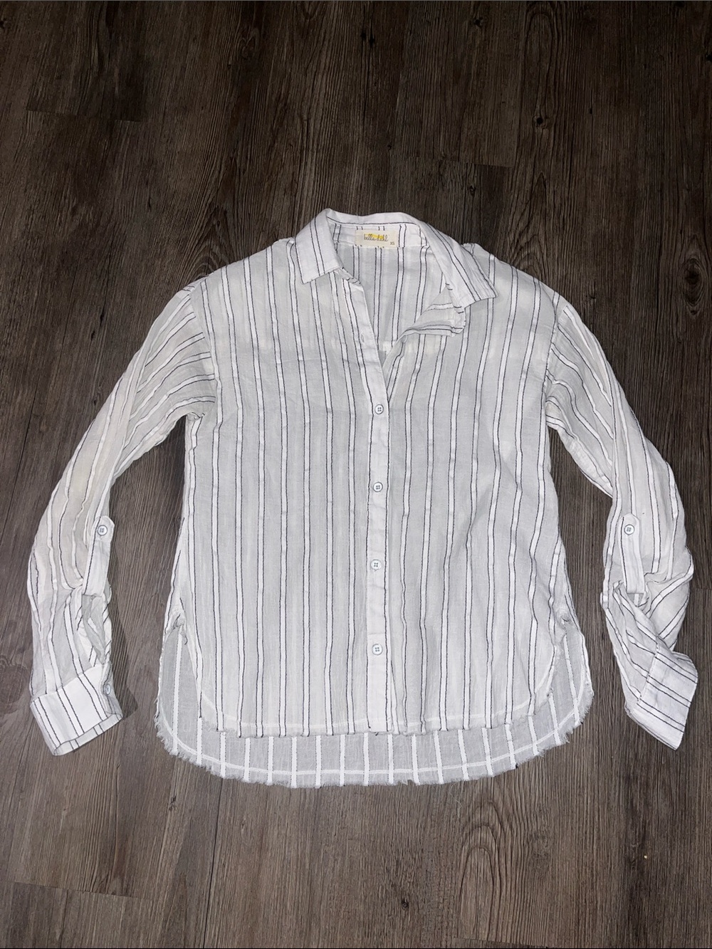 BELLA DAHL White Shirt with Stripes